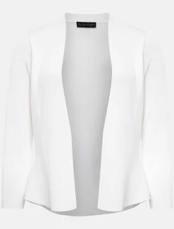Jackets^Phase Eight Salma Flare Hem Knitted Jacket Ivory