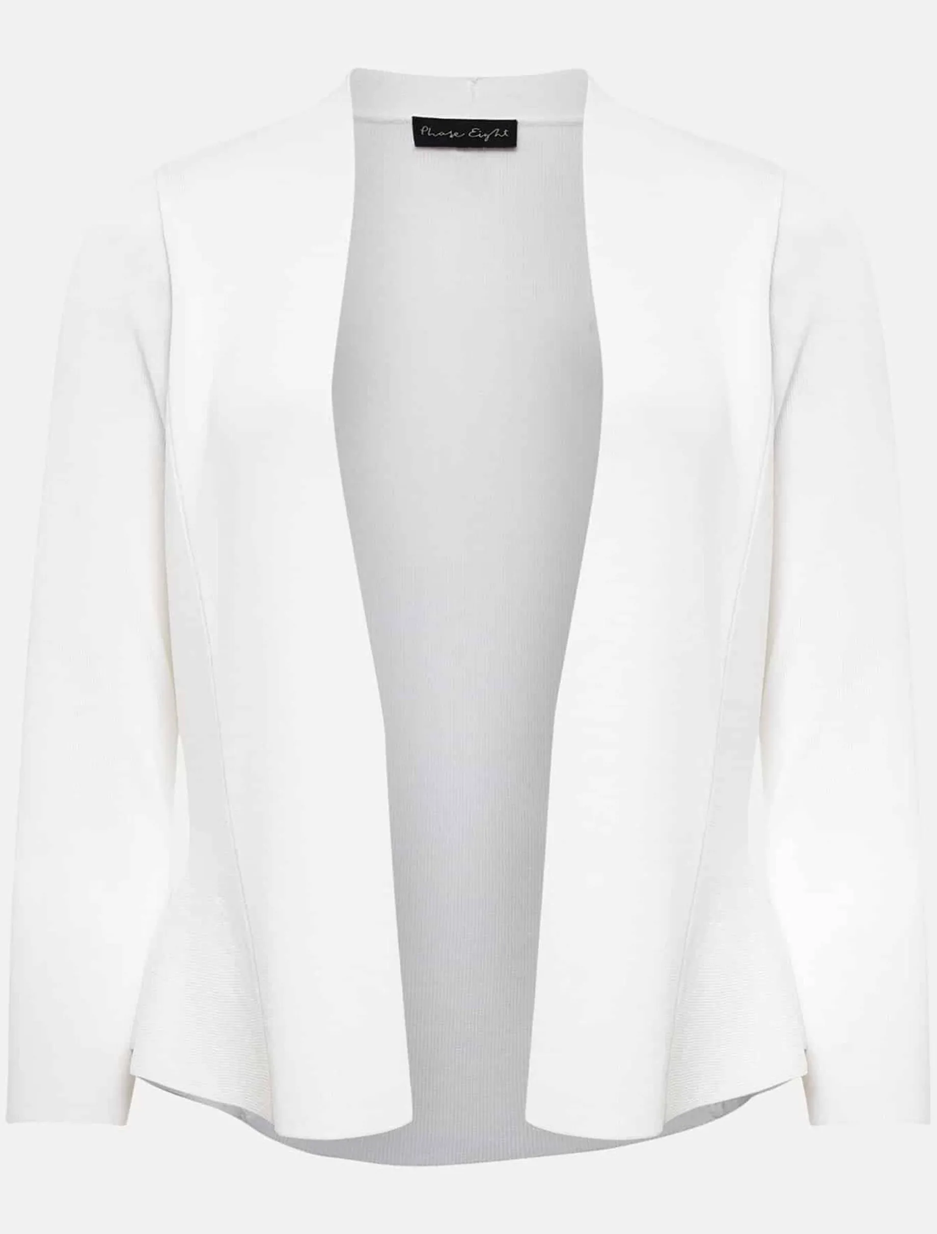 Jackets^Phase Eight Salma Flare Hem Knitted Jacket Ivory