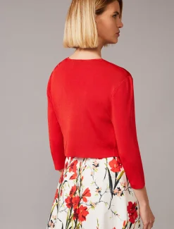 Jackets^Phase Eight Salma Lightweight Knitted Jacket Fire