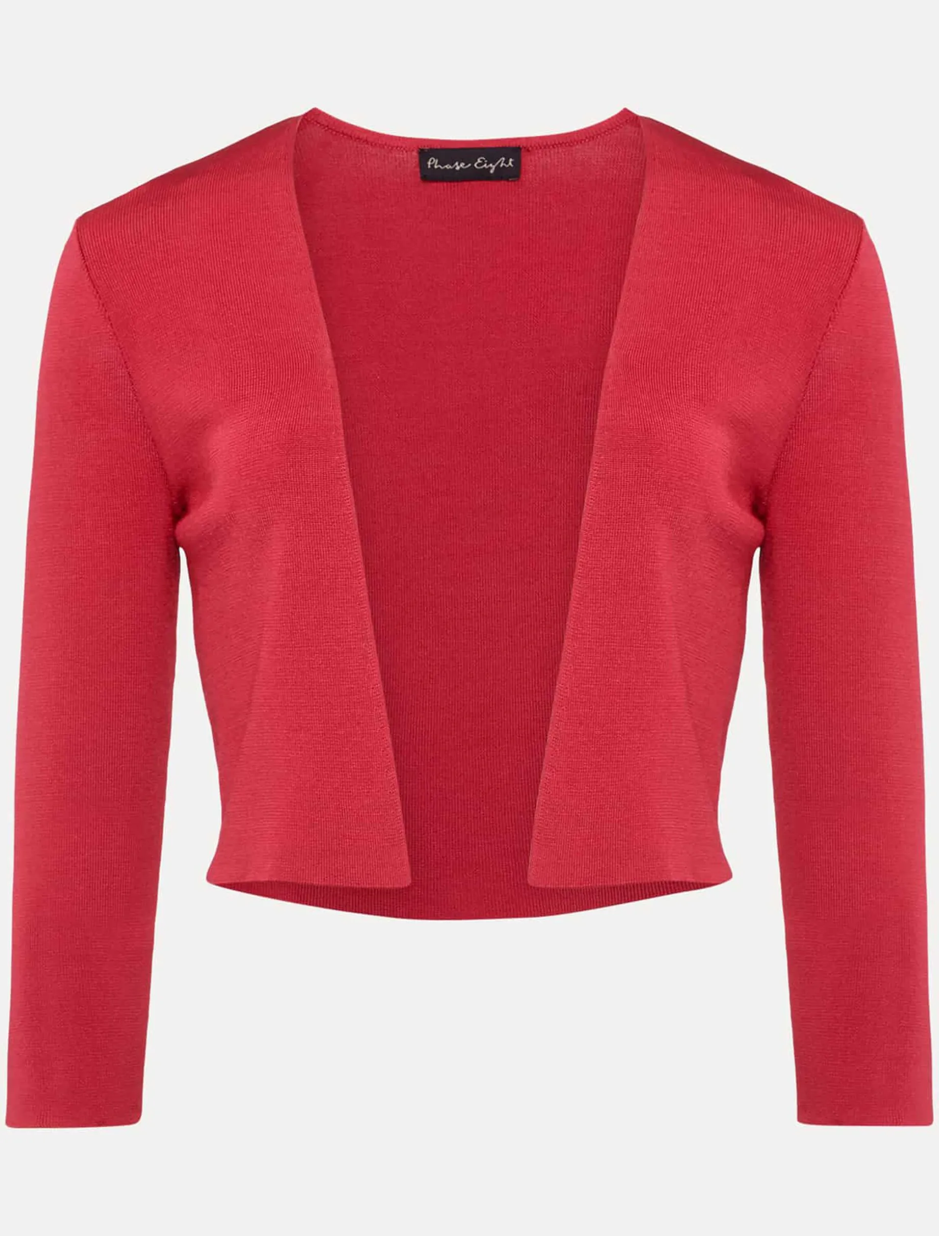 Jackets^Phase Eight Salma Lightweight Knitted Jacket Raspberry