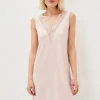 Pyjamas^Phase Eight Sania Lace Trim Night Dress Pink