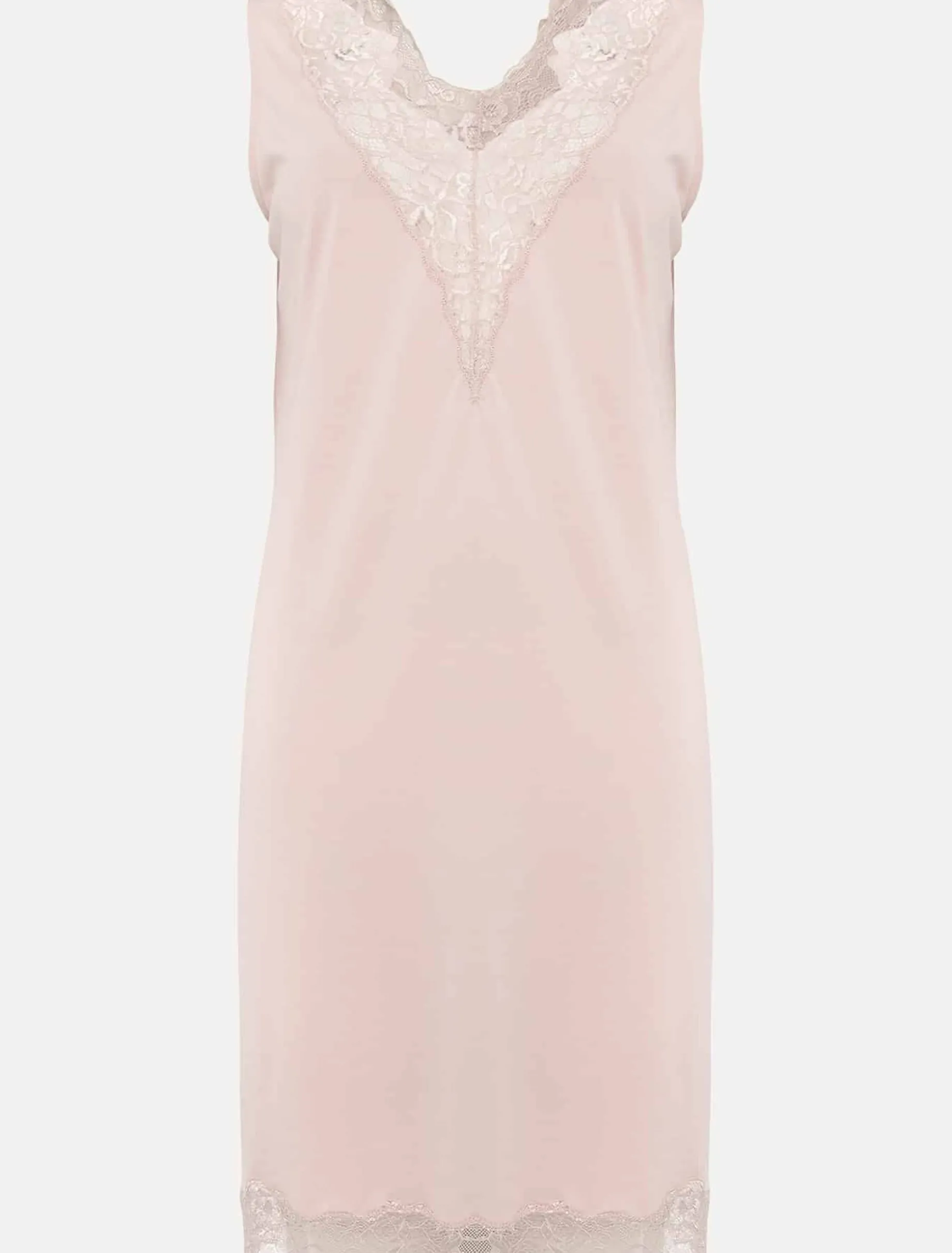 Pyjamas^Phase Eight Sania Lace Trim Night Dress Pink