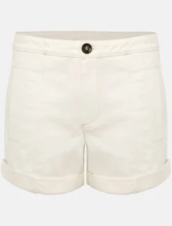 Trousers & Shorts^Phase Eight Sara Denim Shorts White