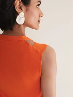 Knitwear^Phase Eight Scarlett Knitted Top Orange