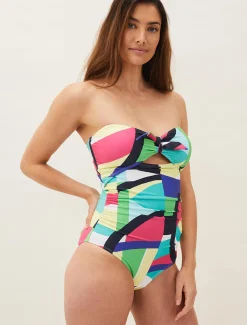 Swimwear^Phase Eight Sedinia Abstract Print Swimsuit Multi-Coloured