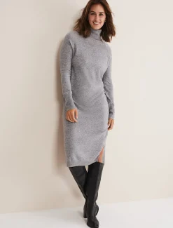 Dresses^Phase Eight Seline Wool Cashmere Dress Mid Grey