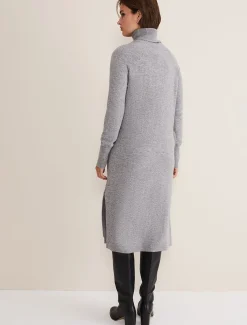Dresses^Phase Eight Seline Wool Cashmere Dress Mid Grey