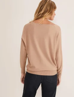 Knitwear^Phase Eight Senita Fine Knit Jumper Camel
