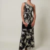 Dresses^Phase Eight Serafina Embellished Maxi Dress Black/Gold