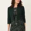 Jackets^Phase Eight Seraphina Textured Jacket Pine