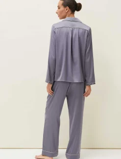 Pyjamas^Phase Eight Shae Pyjama Set Slate