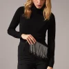 Bags^Phase Eight Shae Sparkle Tassel Clutch Bag Black