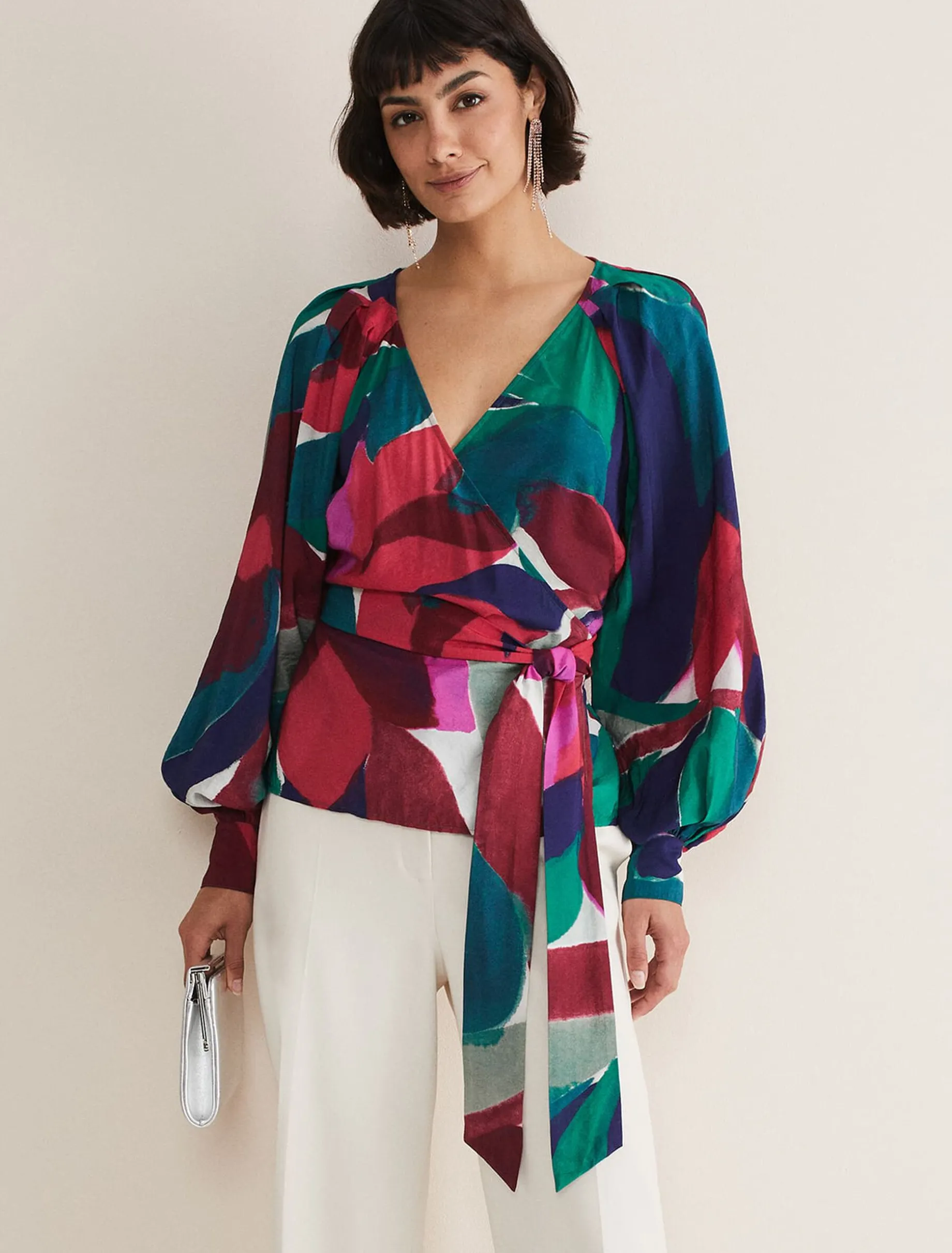 Shirts & Blouses^Phase Eight Shalni Floral Top Multi-Coloured