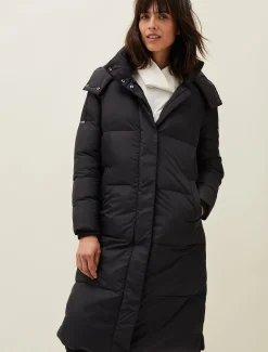 Coats^Phase Eight Shona Midi Quilted Puffer Coat Black