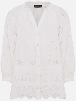 Shirts & Blouses^Phase Eight Sierra Broderie Blouse White