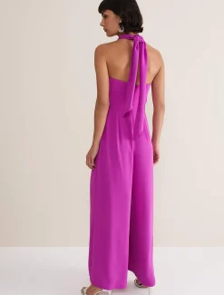 Dresses^Phase Eight Simone Wide Leg Jumpsuit Fuschia