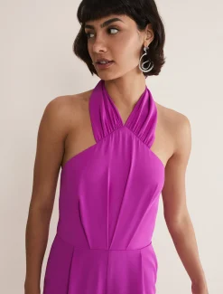 Dresses^Phase Eight Simone Wide Leg Jumpsuit Fuschia