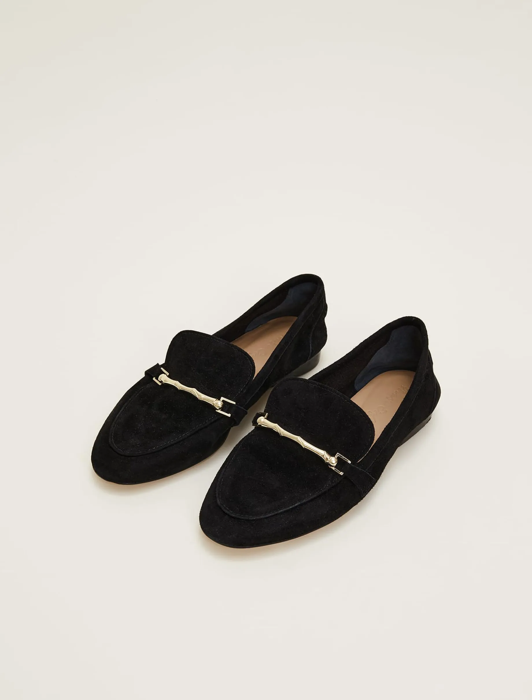 Flats^Phase Eight Smart Trim Loafer Black