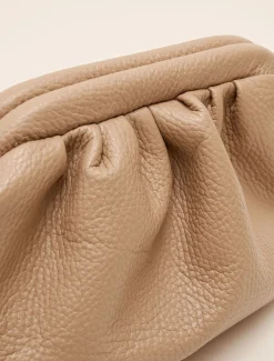 Bags^Phase Eight Soft Leather Pouch Nude