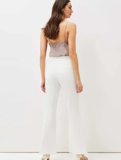 Trousers & Shorts^Phase Eight Solange Flared Suit Trousers Ivory
