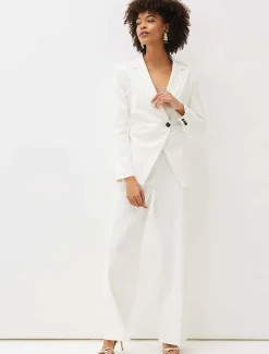 Jackets^Phase Eight Solange White Blazer Ivory