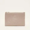 Bags^Phase Eight Stitched Clutch Bag Metallic