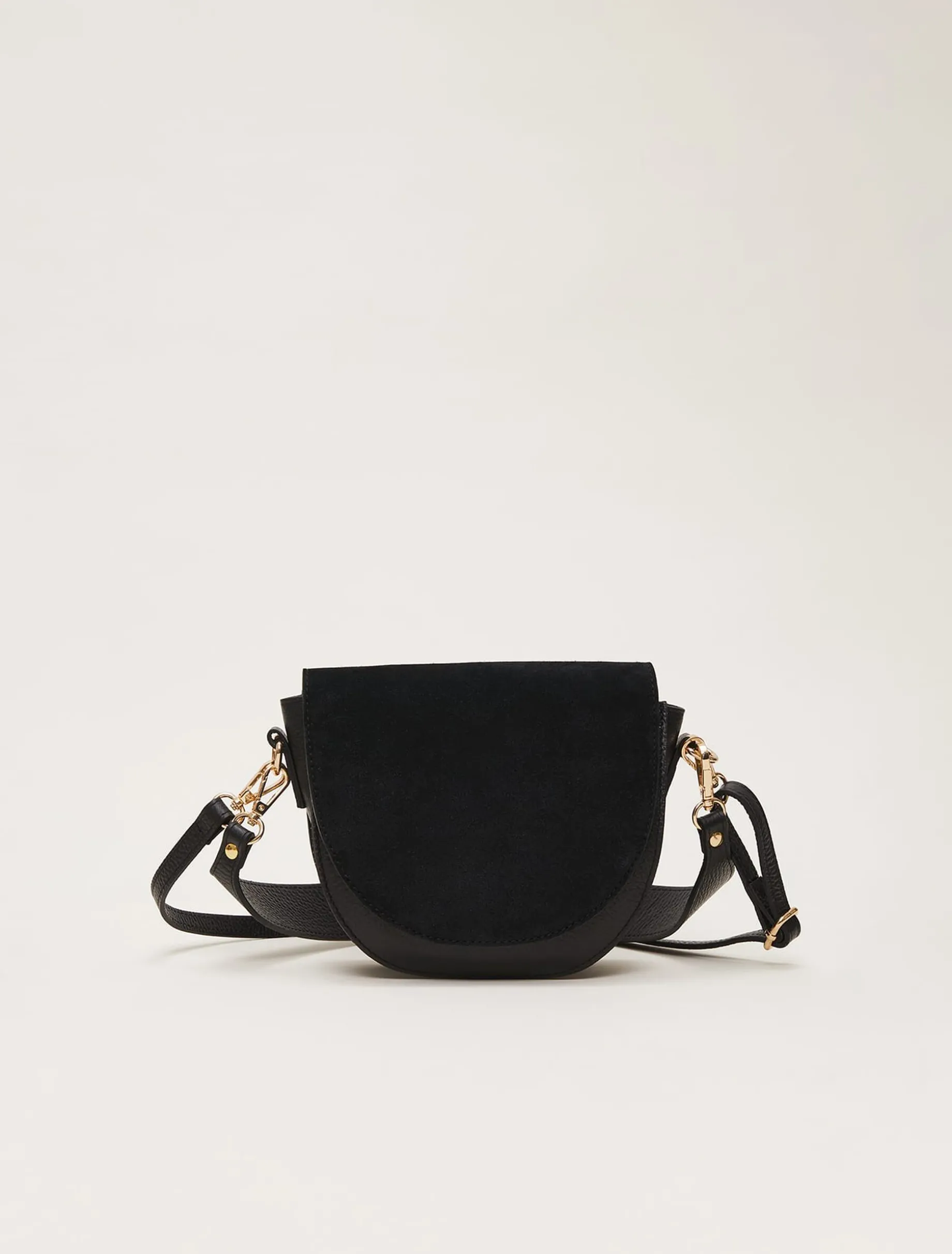 Bags^Phase Eight Suede Cross Body Bag Black