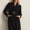 Coats^Phase Eight Susie Collarless Wrap Coat Black