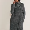 Coats^Phase Eight Talia Tweed Knit Coat Grey/Black
