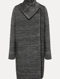 Coats^Phase Eight Talia Tweed Knit Coat Grey/Black