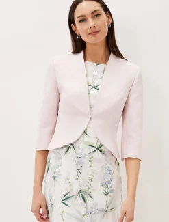 Jackets^Phase Eight Tammy Jacket Petal Pink