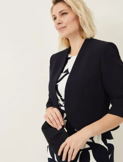 Jackets^Phase Eight Tammy Occasion Jacket Navy