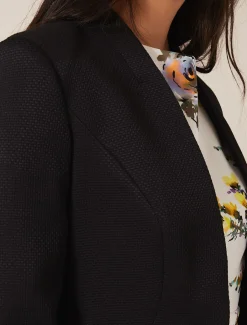 Jackets^Phase Eight Tammy Textured Jacket Black
