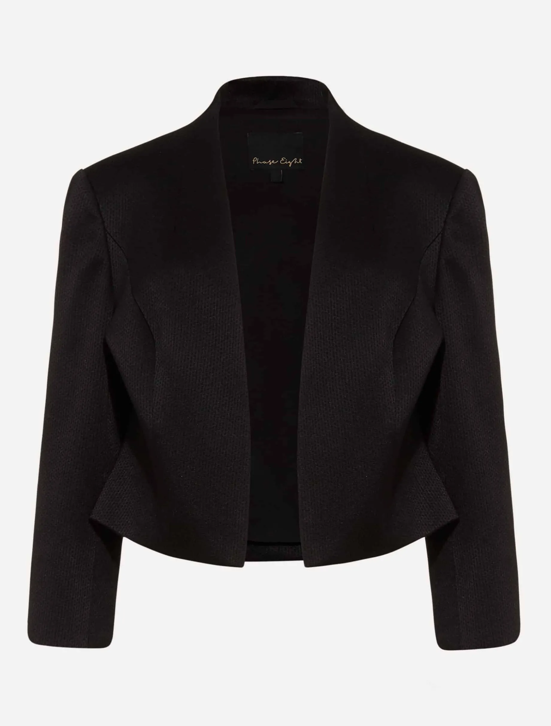 Jackets^Phase Eight Tammy Textured Jacket Black