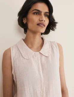 Shirts & Blouses^Phase Eight Tanisa Collared Blouse Pale Pink