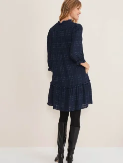 Dresses^Phase Eight Tansy Swing Dress Teal