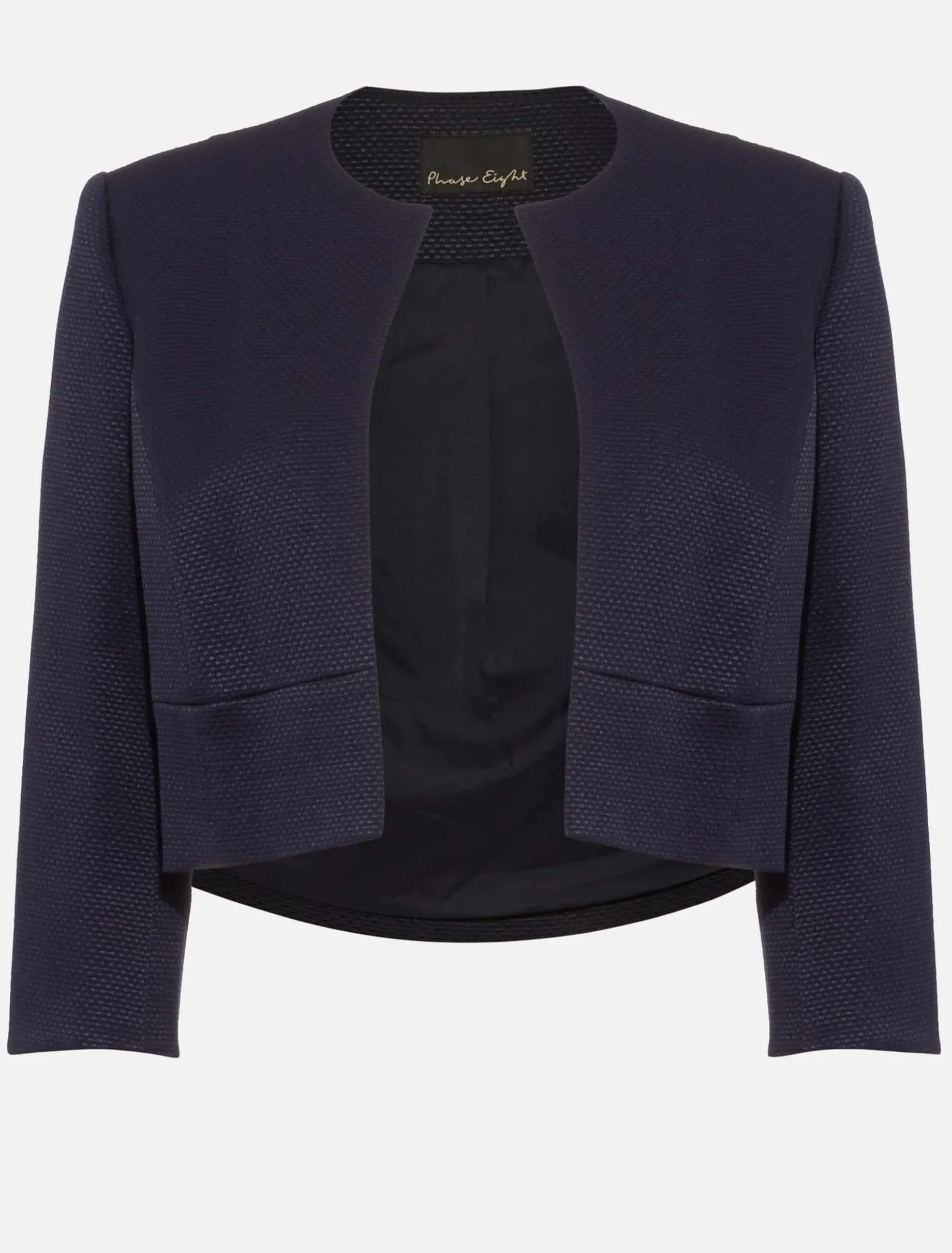 Jackets^Phase Eight Tara Textured Jacket Navy
