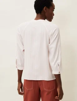 Shirts & Blouses^Phase Eight Tazanna Stripe Blouse Pale Pink/Ivory