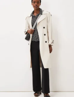 Shirts & Blouses^Phase Eight Teigan Jersey Popper Front Shirt Black/Ivory