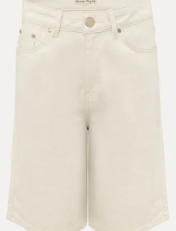 Trousers & Shorts^Phase Eight Telissa Denim Bermuda Shorts Neutral