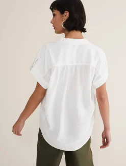 Shirts & Blouses^Phase Eight Thea Shirt Ivory