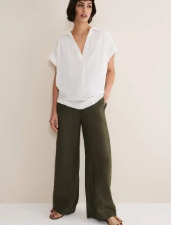 Shirts & Blouses^Phase Eight Thea Shirt Ivory