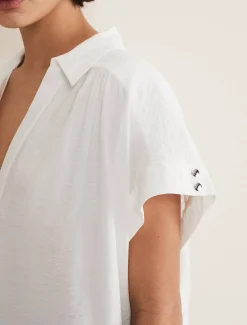 Shirts & Blouses^Phase Eight Thea Shirt Ivory