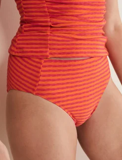 Swimwear^Phase Eight Thea Striped Tankini Bottoms Orange/Pink