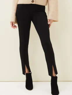 Trousers & Shorts^Phase Eight Trixie Split Front Ponte Leggings Black