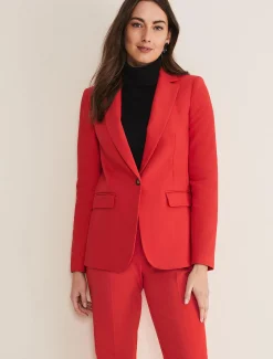 Jackets^Phase Eight Ulrica Blazer Red