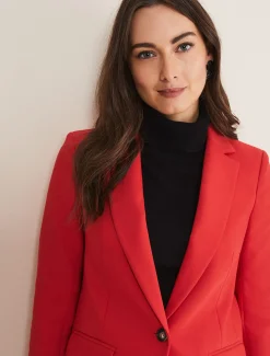 Jackets^Phase Eight Ulrica Blazer Red