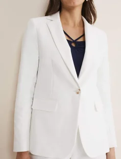 Jackets^Phase Eight Ulrica Blazer White