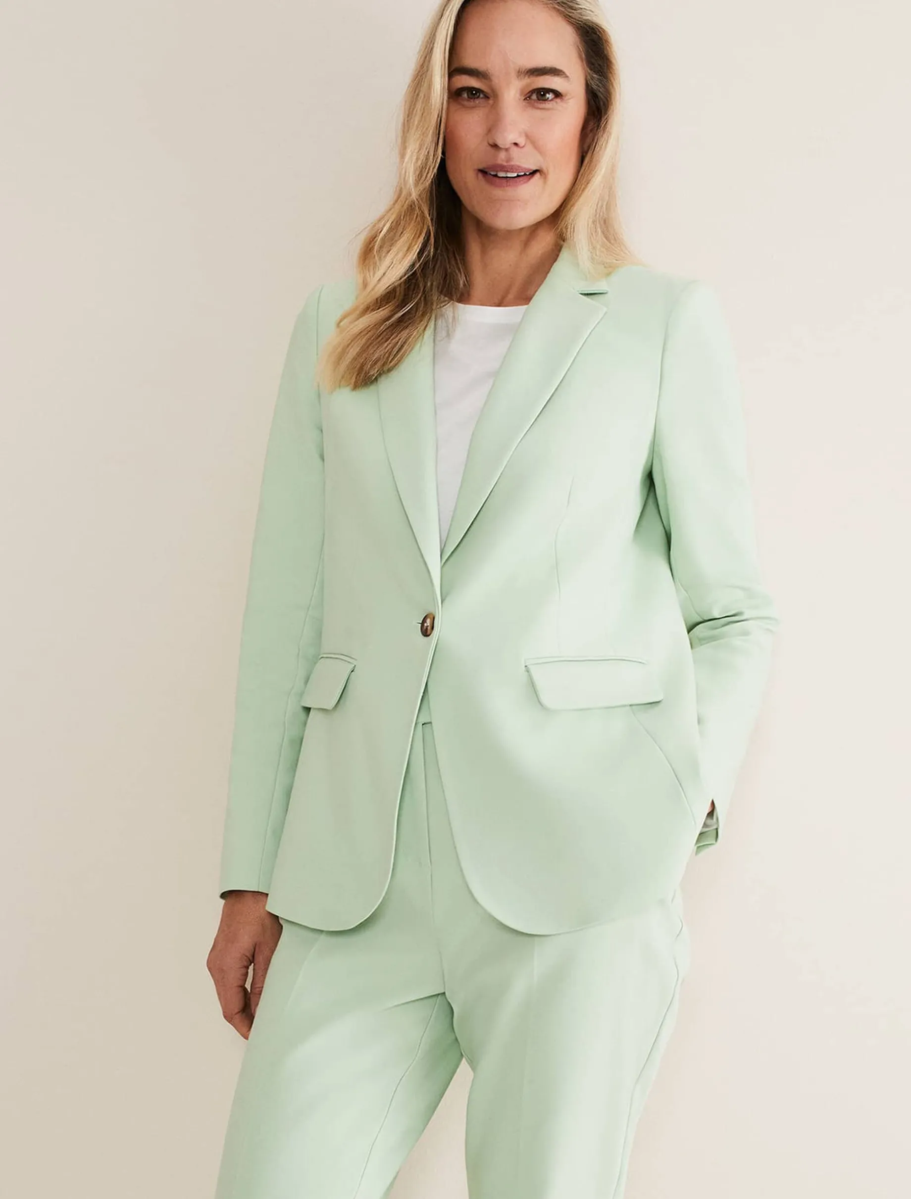 Jackets^Phase Eight Ulrica Green Blazer Pistachio