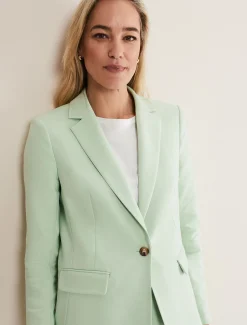 Jackets^Phase Eight Ulrica Green Blazer Pistachio